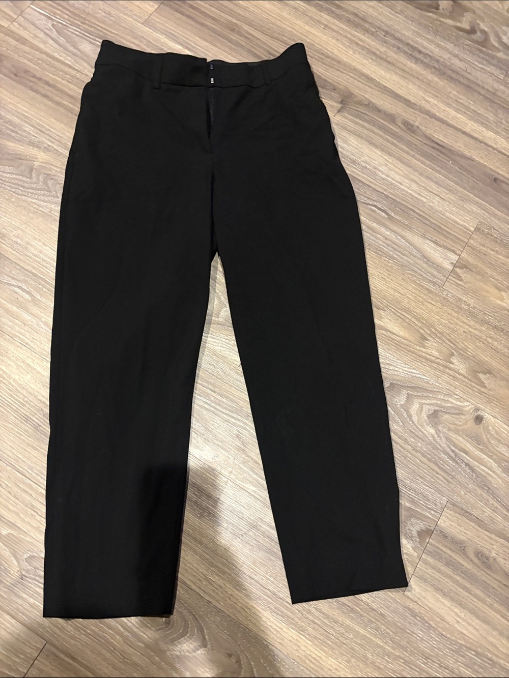 H&M Black Women's Straight-Leg Dress Pants